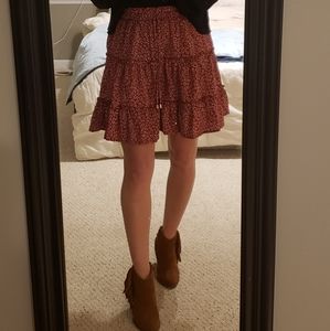 Steve Madden Cognac Fringe Bootie